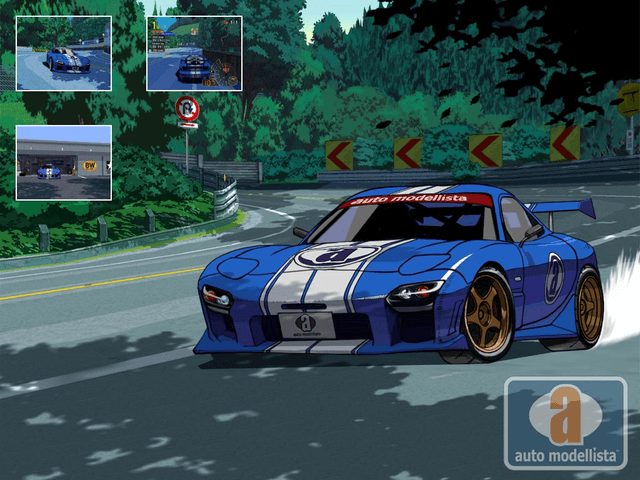 Auto Modellista title screen for Xbox